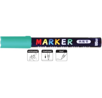 Marker akryl 1-2 mm zielony niebieskawy 4532 A'6
