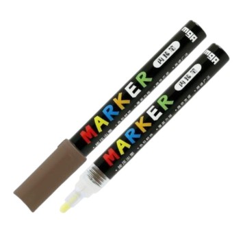 Marker akrylowy 1-2 mm brązowy metalik 4686 A'6