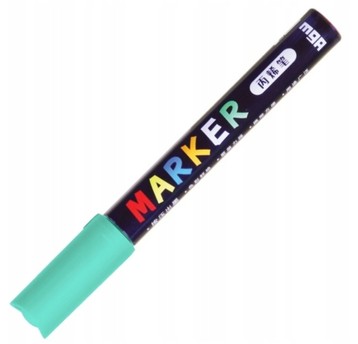 Marker akrylowy 1-2 mm jasnozielony A'6 4266