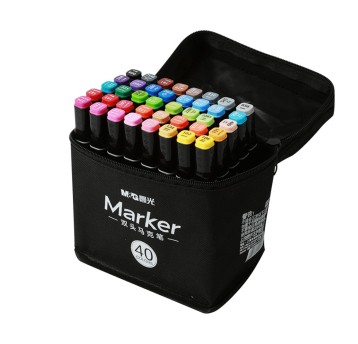 Marker artystyczny alkoholowy, dwustronny, 3,2 mm
