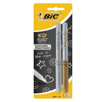 MARKER BIC GOLD & SILVER 901721 2259