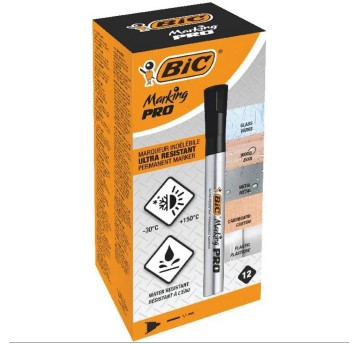 MARKER BIC MARKING PRO OKRĄGŁY CZARNY (12) 7880