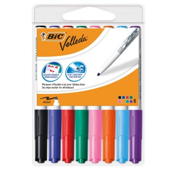 MARKER BIC VELLEDA 1741 MIX (8) 7484