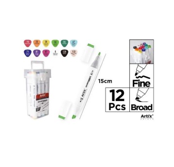 Marker Chromax ARTIX z dwoma końcówkami 12SZT 6045