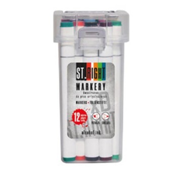 MARKER DO PRAC ARTYSTYCZNYCH 12KOL. ST.RIGHT 3478