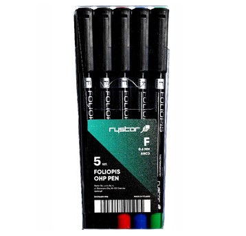 MARKER FOLIOPIS PERMANENTNY FF-6 ETUI 5 KOL 1995