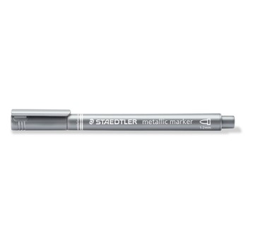 MARKER METALICZNY SREBRNY OK KOŃC GR. M 1-2MM 2042