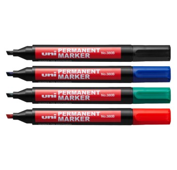 MARKER PERMANENTNY CZARNY ŚCIĘTA KOŃCÓWKA A'12