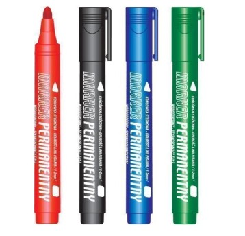 MARKER PERNAM. OKRĄGŁY CZARNY KM102 A'12 2254