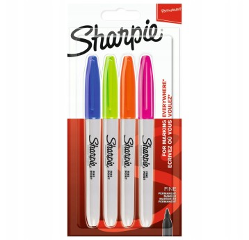 MARKER SHARPIE F 4KOL. PAN EMEA 2065403