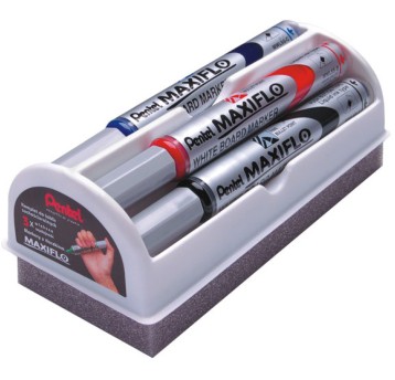 MARKER SUCHOŚC. KPL4SZT. Z GĄBKĄ MWL5S-4N PENTEL