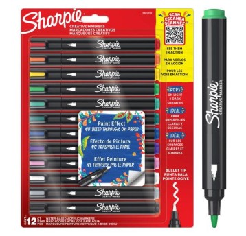 MARKERY AKRYLOWE SHARPIE BLISTER 12SZT 0704