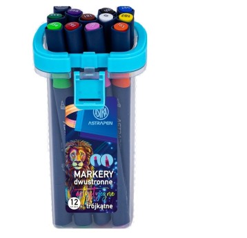 MARKERY ARTYSTYCZNE TRÓJK DWUSTR ASTRAPEN 12 KOL
