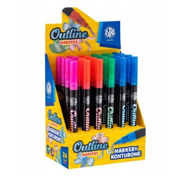 Markery konturowe ASTRAPEN - display A"24