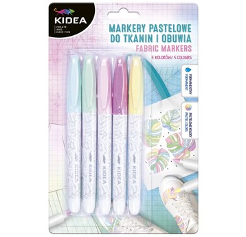 MARKERY PASTELOWE DO OBUWIA I TKANIN 5 KOL 5347