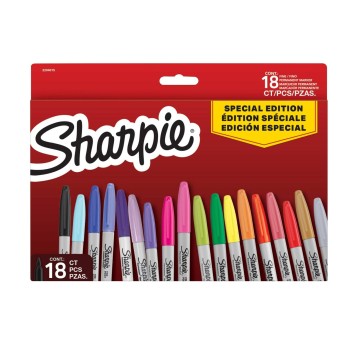 MARKERY PERMANENTNE SHARPIE EDYCJA LIMIT 18 KOL