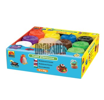 MASA PLASTYCZNA - 12 MAŁYCH TUB 0116
