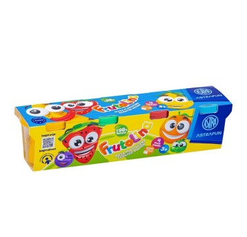 Masa plastyczna Frutolina zestaw 100g.x4 szt. 9758