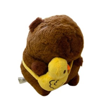 MASKOTKA KAPIBARA 20CM Z KACZKĄ 4245