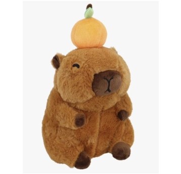 Maskotka Kapibara z Pomarańczą 35CM 6680