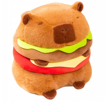MASKOTKI KAPIBARA 25CM HAMBURGER 1112