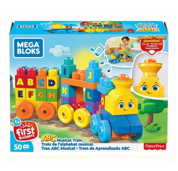 MEGA BLOKS MUZYCZNY POCIĄG ABC FWK22 WB2 5832