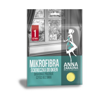 MIKROFIBRA ŚCIERECZKA DO OKIEN ANNA ZARADNA