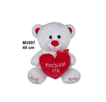 MIŚ 1 KOL ''KOCHAM CIĘ'' 40 CM 159298