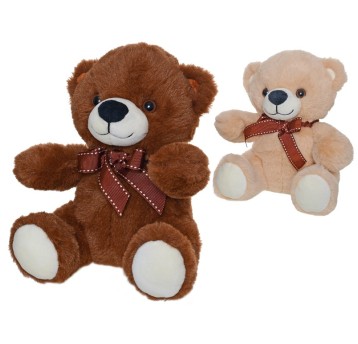 MIŚ PLUSZOWY 20 CM Z DŹWIĘKIEM 2 WZORY 5395