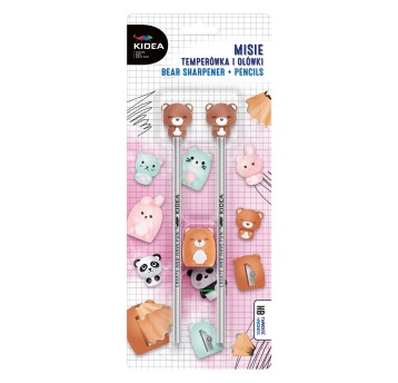 MISIE TEMPERÓWKA Z OŁÓWKAMI 3 SZT. KIDEA 0255
