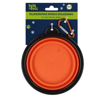 MISKA DLA ZWIERZĄT SKŁADANA SILIK CZERWONA 19CM