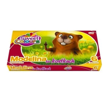 MODELINA 6 KOLORÓW W KOSTKACH 0188