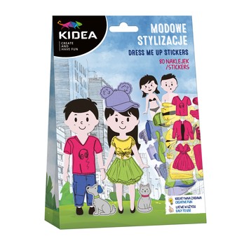 MODOWE STYLIZACJE 80 NAKLEJEK KIDEA 0095