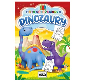 MOJA KOLOROWANKA DINOZAURY 5593