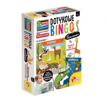 MONTESSORI PLUS DOTYKOWE BINGO ZE ZWIERZĘTAMI 5935