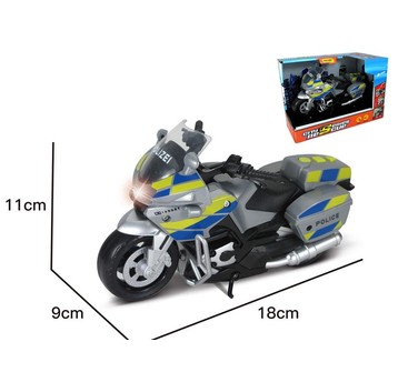 Motocykl B/O Policja światło dźwięk 18x9x11 5054