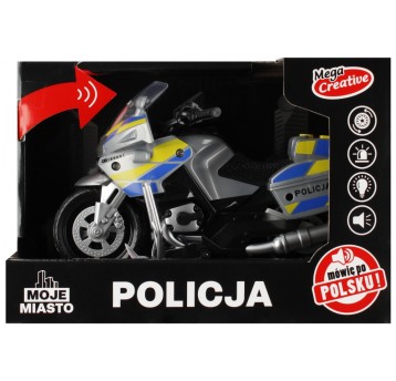 MOTOCYKL POLICJA B O 21X15X11 MOJE MIASTO 1875
