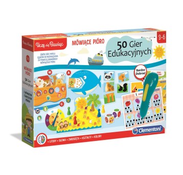 MÓWIĄCE PIÓRO 50 GIER EDUKACYJNYCH 6507