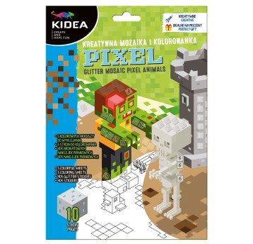 MOZAIKA I KOLOROWANKA PIXEL KIDEA 8781