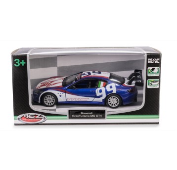 MSZ 1:43 MASERATI GRANTURISMO MC GT4 67355A NIEBIE