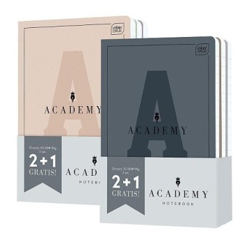 N-Zestaw zeszytów A5 60= ACADEMY Hyb (2+1)6000