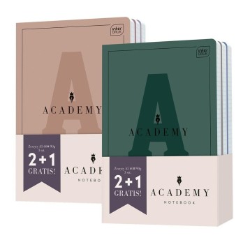 N-Zestaw zeszytów A5/60K KRATA ACAD Hyb.(2+1) 5997