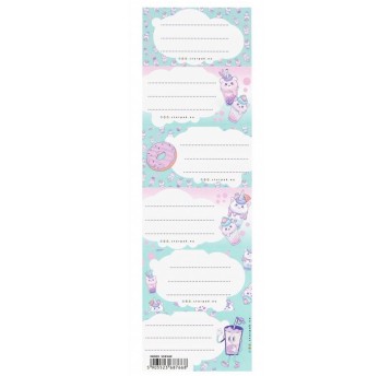 NAKLEJ NA ZESZYT BUBBLE TEA STK A'25 2461