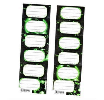 NAKLEJ NA ZESZYT FOOTBALL STK PB A'25 25/250 1450