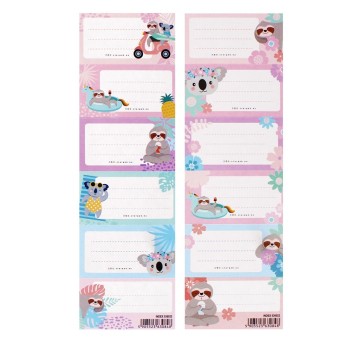 NAKLEJ NA ZESZYT KOALA LENIWIEC STK A'25 0848