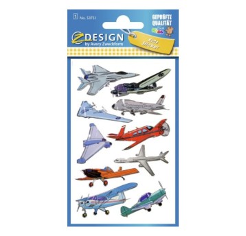 NAKLEJI FOLIA 3D SAMOLOTY 53751