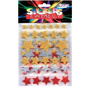 Naklejka NK-3310 gwiazka brokat 3310