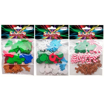 Naklejka świąteczna NKX-5994 , mix 3 wzorów 5994