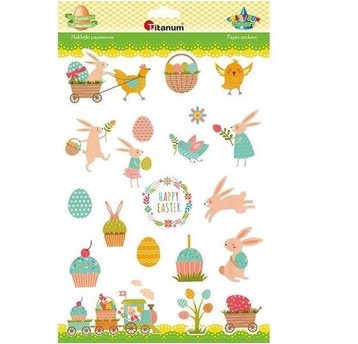 NAKLEJKI 21X28 HAPPY EASTER