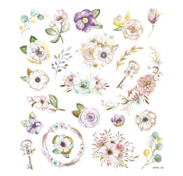 NAKLEJKI - BOHO FLORALS, 22 SZT. 9583